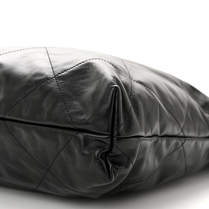 Chanel Shiny Calfskin Quilted Chanel 22 Black 11 of 11
