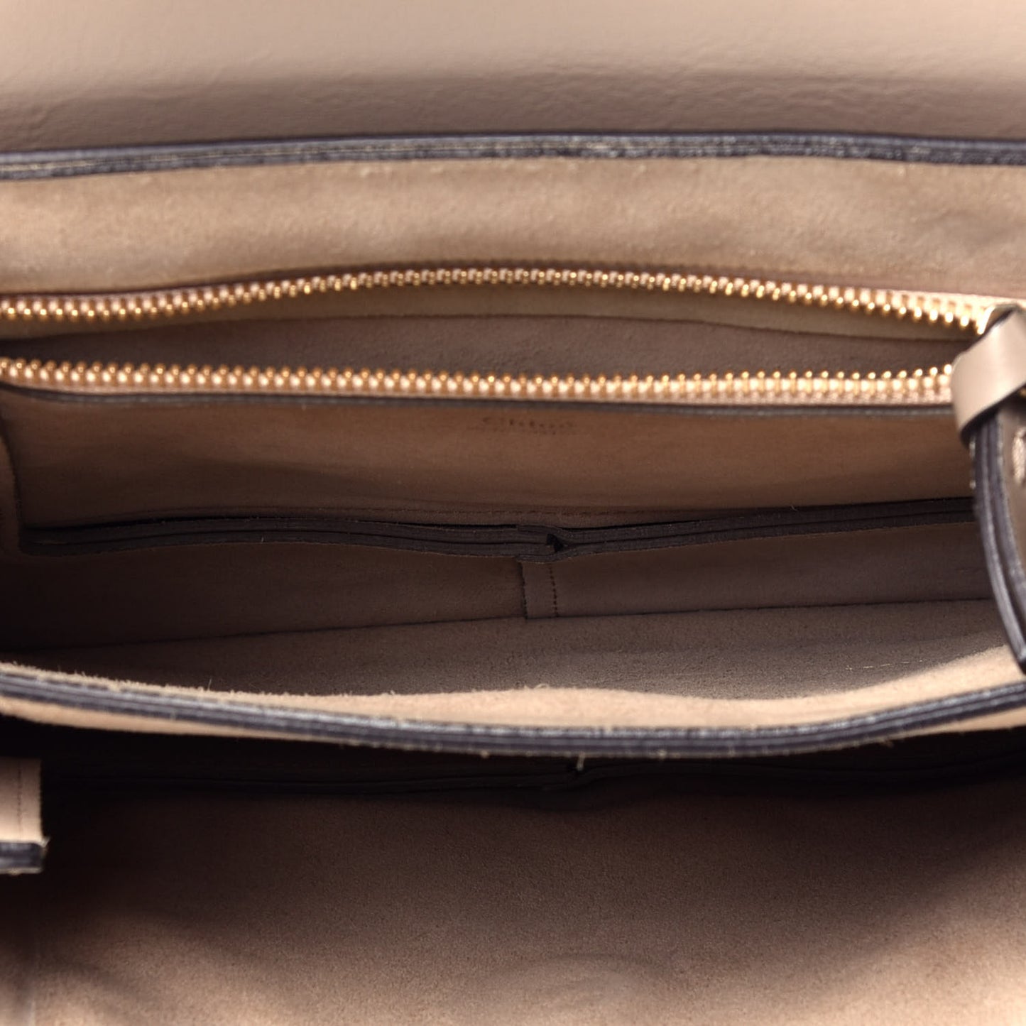 Calfskin Suede Medium Faye Shoulder Bag Motty Grey