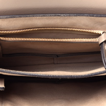 Chloe Calfskin Suede Medium Faye Shoulder Bag Motty Grey 5 of 9