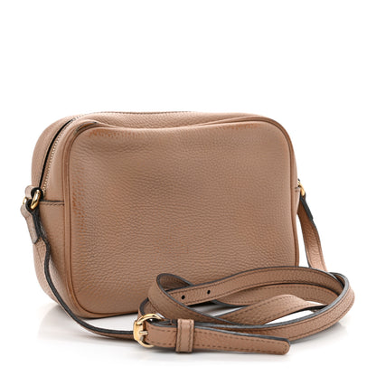 Gucci Pebbled Calfskin Small Soho Disco Bag Camelia 2 of 12