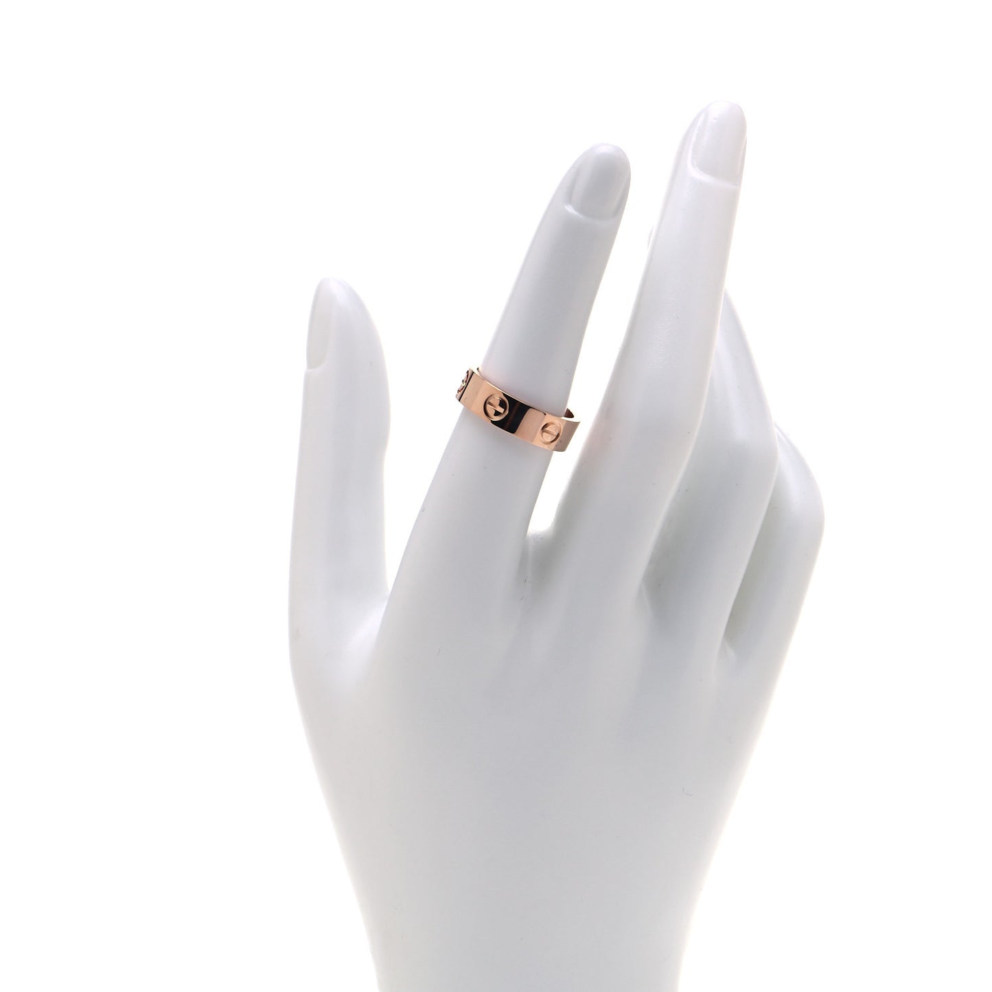 18K Pink Gold 5.5mm LOVE Ring 53 6.25