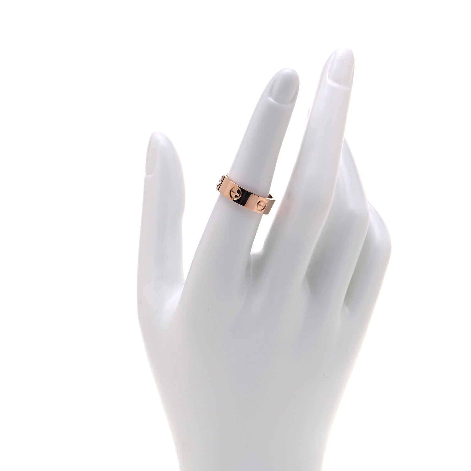 Cartier 18K Pink Gold 5.5mm LOVE Ring 53 6.25 2 of 5