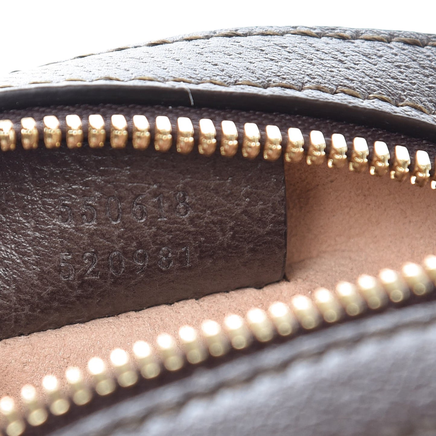 GG Supreme Monogram Web Mini Ophidia Round Shoulder Bag Brown