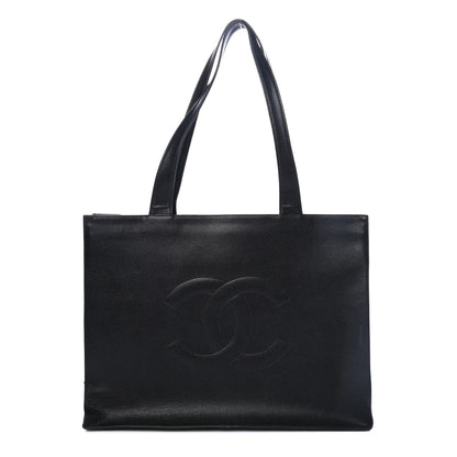 Chanel Caviar CC Tote Black 1 of 4