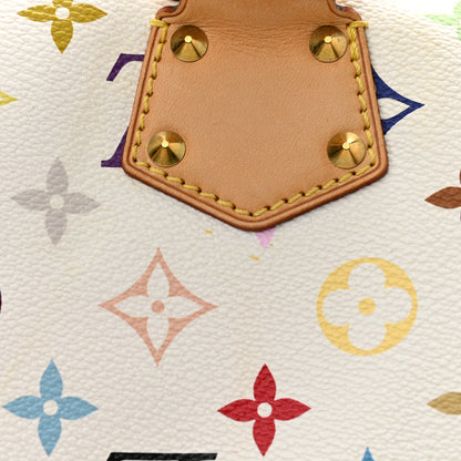 Louis Vuitton Monogram Multicolor Speedy 30 White 12 of 14