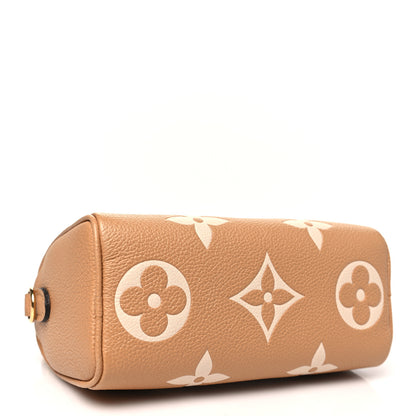 Louis Vuitton Empreinte Monogram Giant Nano Speedy Arizona Creme 4 of 10