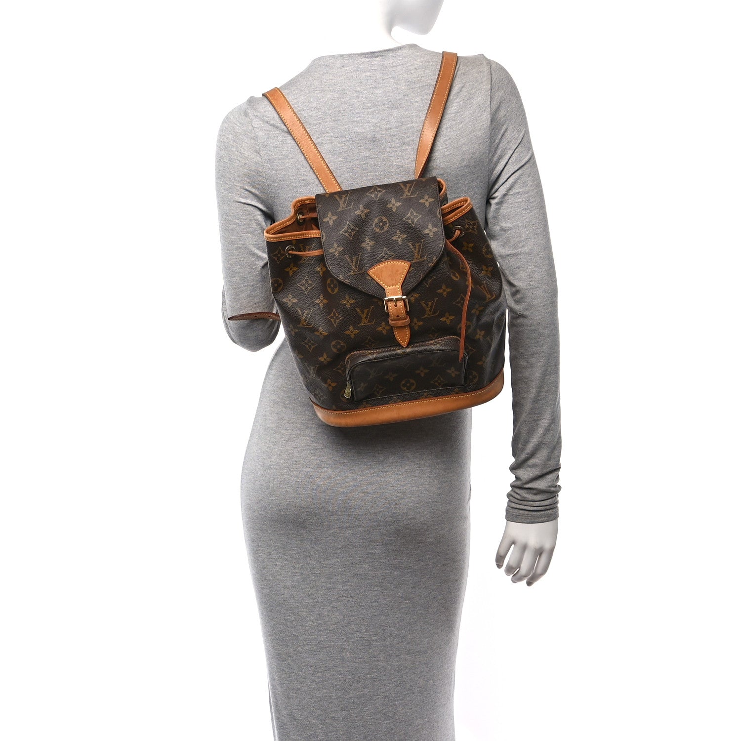 Louis Vuitton Monogram Montsouris MM Backpack 3 of 12