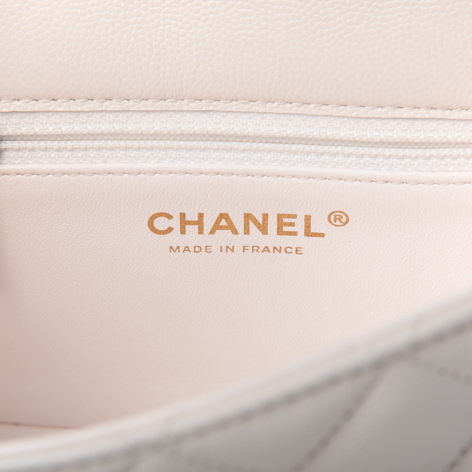 Chanel Caviar Quilted Mini Sweet Classic Flap White 8 of 10
