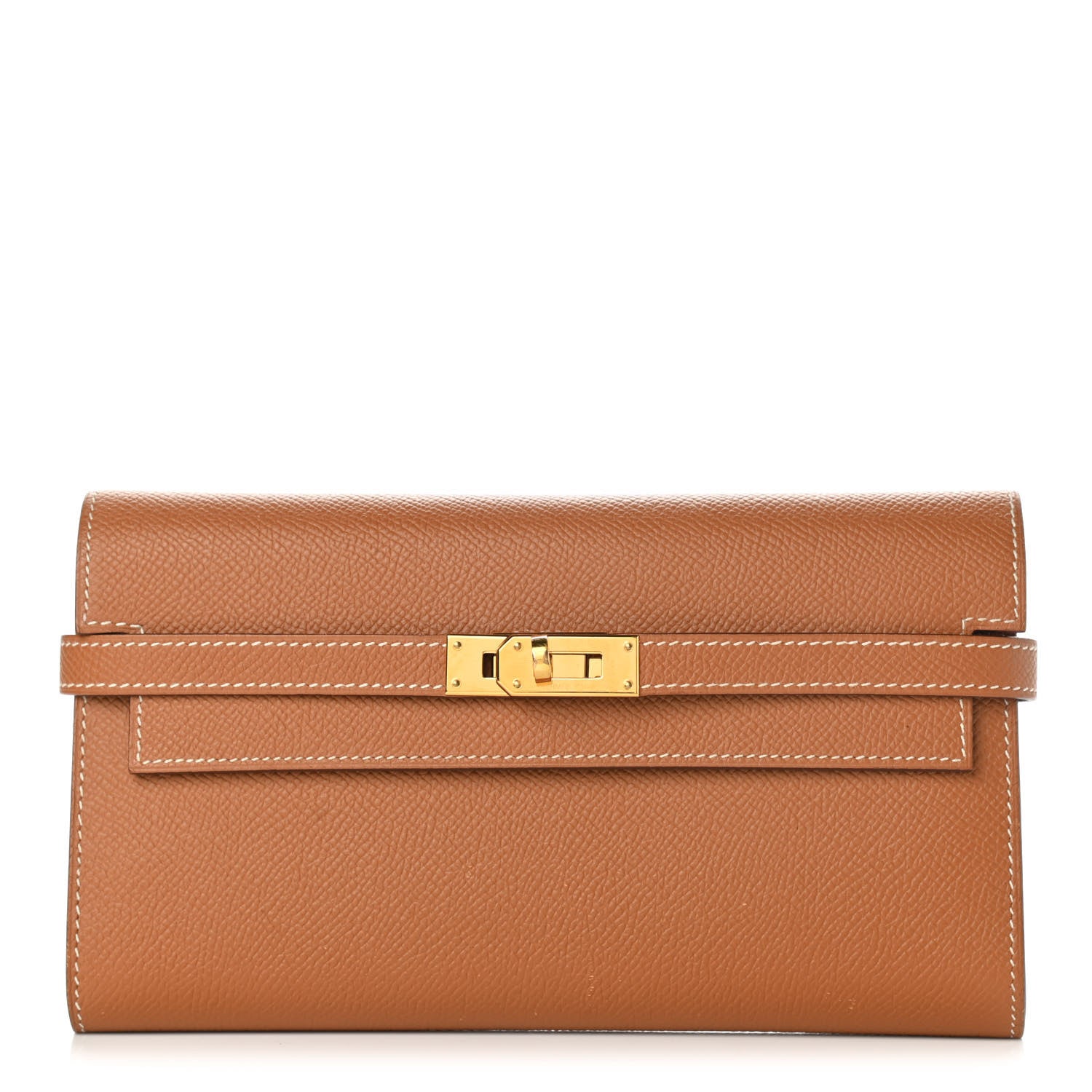 Hermes Epsom Kelly Longue Wallet Gold 1 of 7