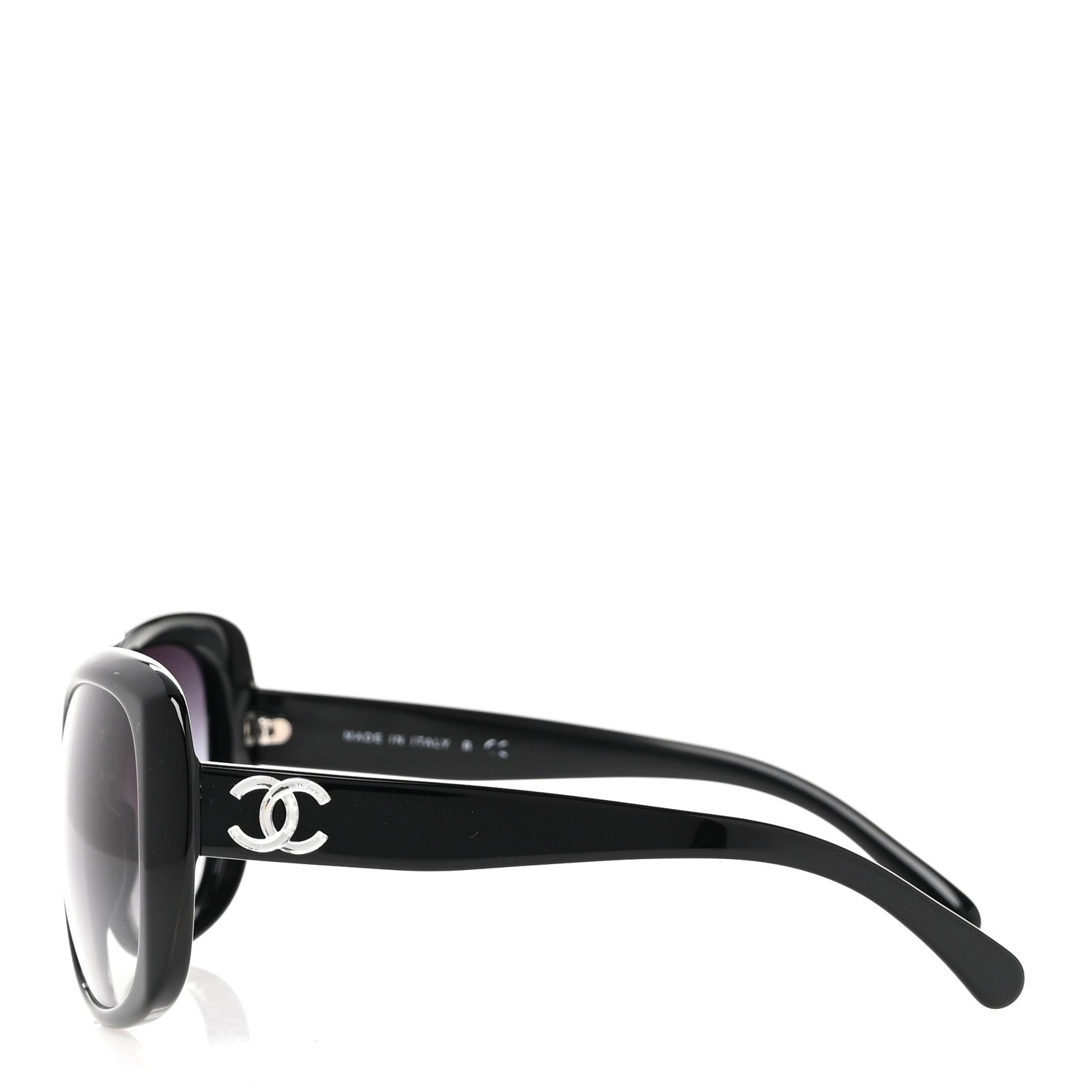 Chanel Acetate Polarized CC Sunglasses 5183 Black 3 of 9