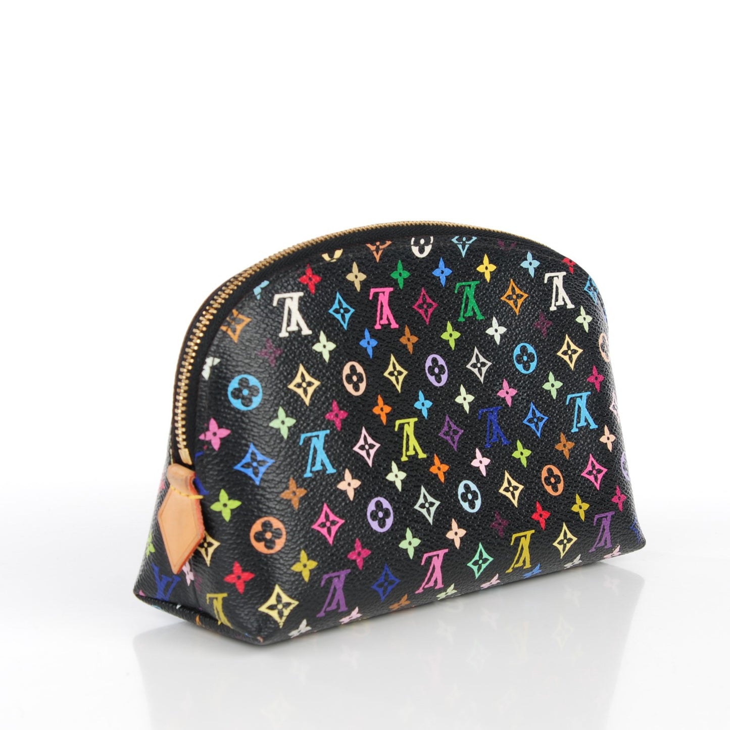 Monogram Multicolor Cosmetic Pouch Black Grenade