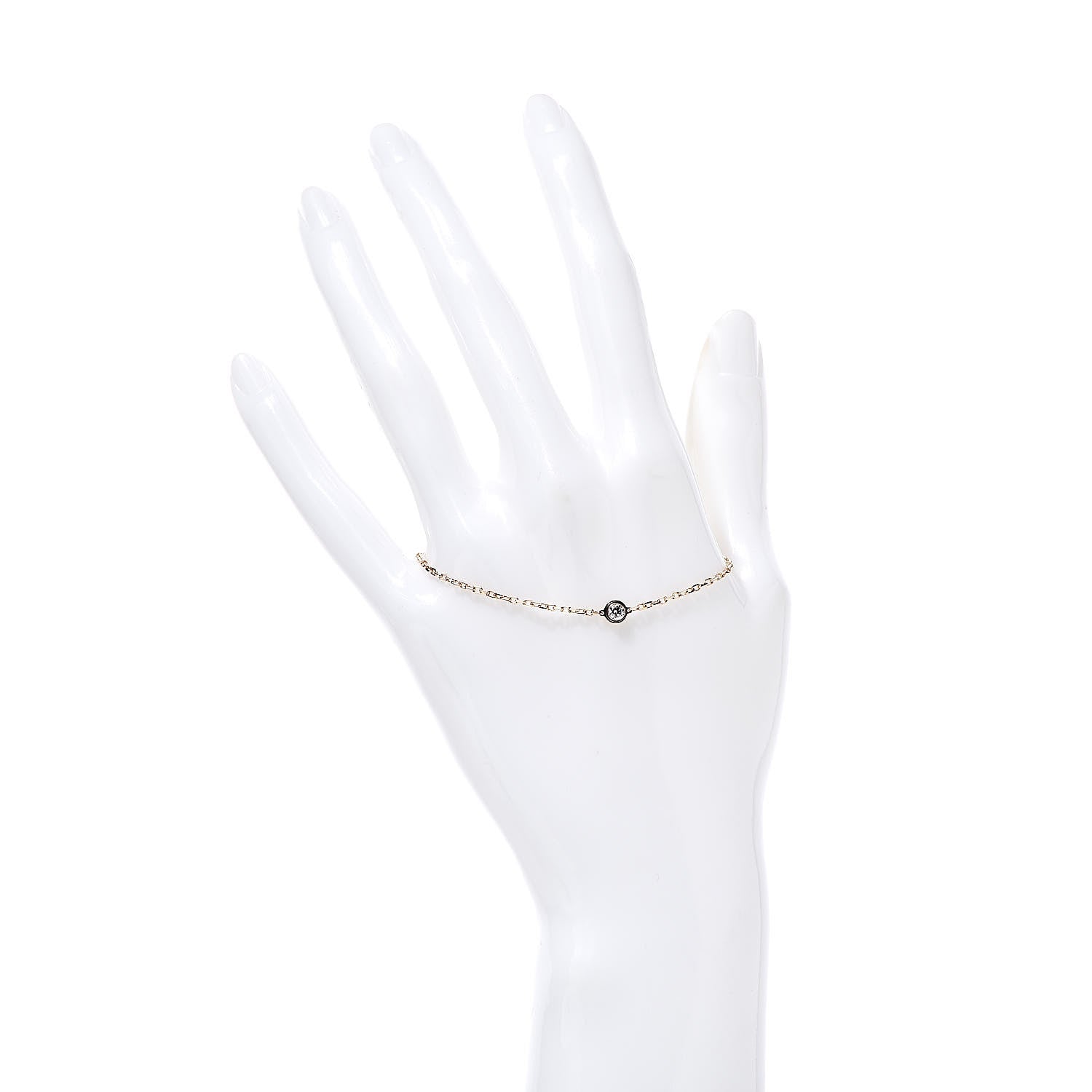 Cartier 18K Pink Gold Diamond SM D'Amour Bracelet 2 of 5