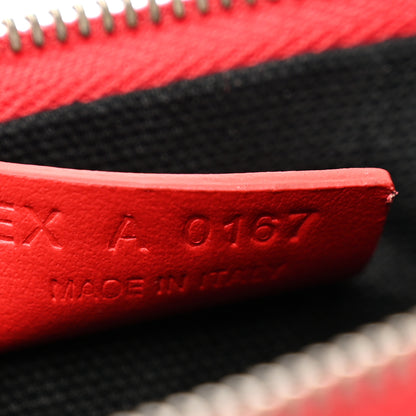 Givenchy Textured Coated Canvas Bambi Print Medium Cosmetic Pouch Red 7 of 8