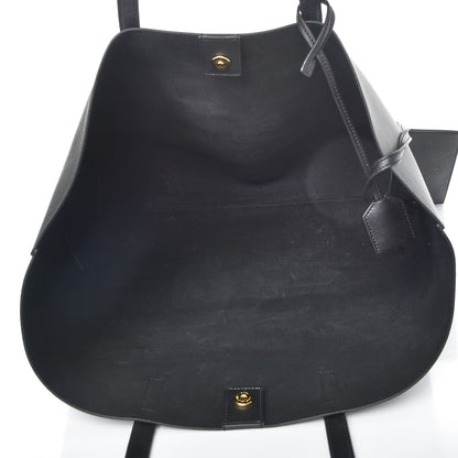 Saint Laurent Calfskin Large Shopping Tote Black 6 of 11