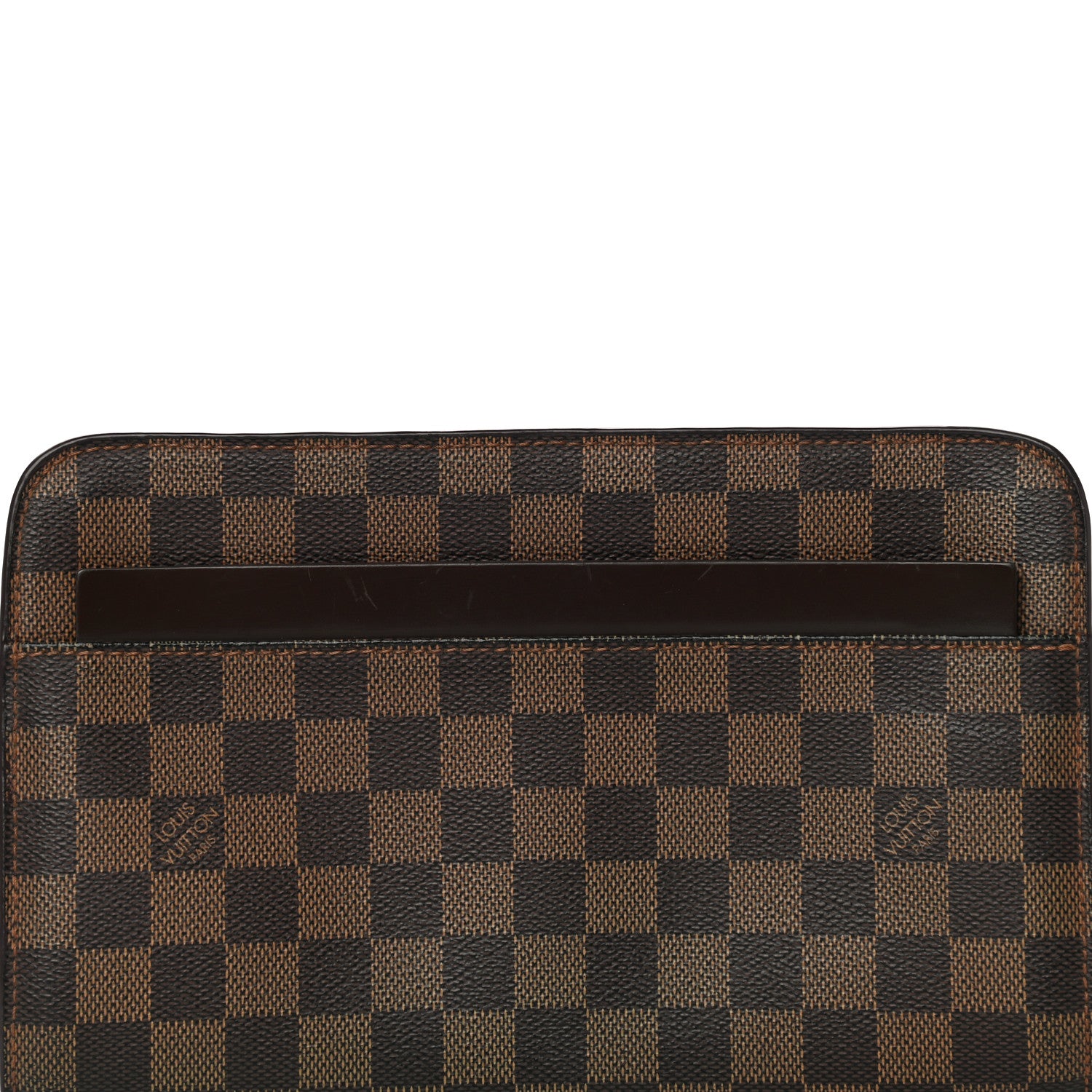 Louis Vuitton Damier Ebene Pochette Saint Louis Clutch 8 of 12