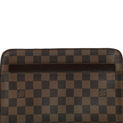 Louis Vuitton Damier Ebene Pochette Saint Louis Clutch 8 of 12
