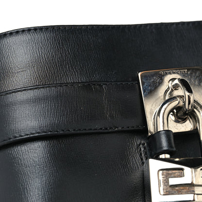 Givenchy Calfskin Shark Lock Ankle Boots 38.5 Black 8 of 8