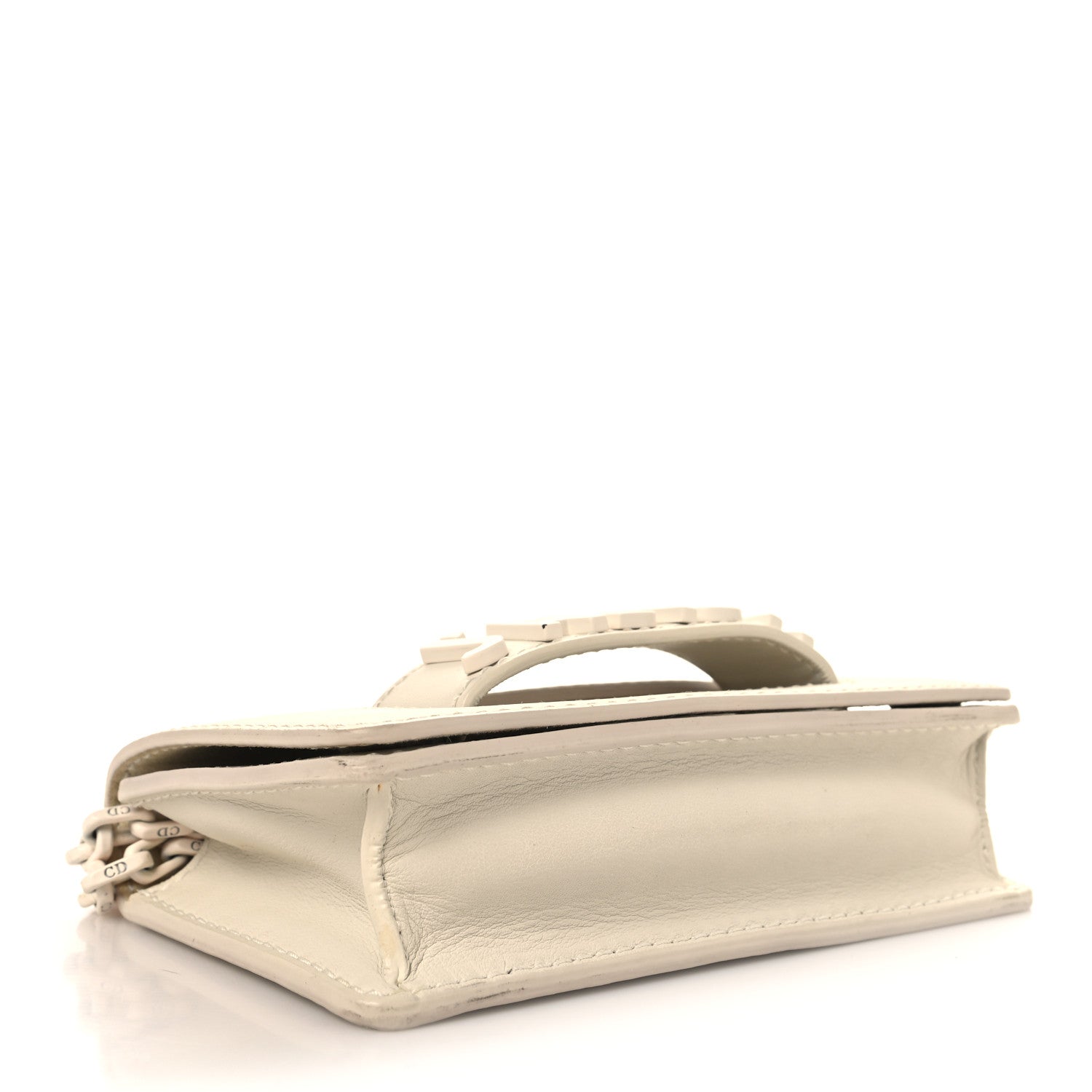 Christian Dior Ultra Matte Calfskin Mini J'Adior Chain Flap Bag White 4 of 11