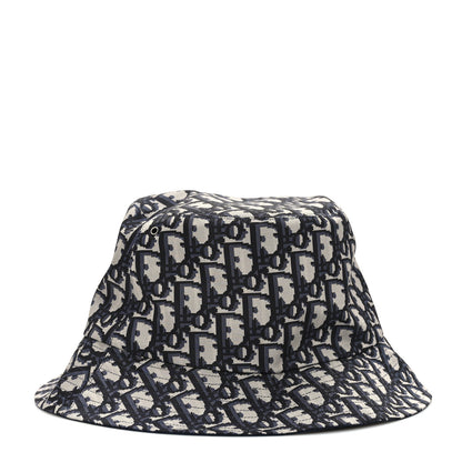 Christian Dior Oblique Reversible Teddy-D Brim Bucket Hat 59 Blue 4 of 10
