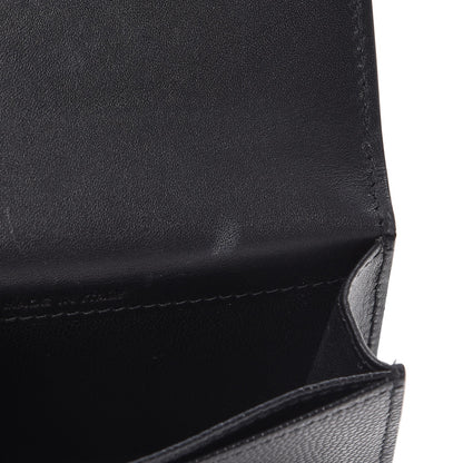 Saint Laurent Grain De Poudre Business Card Case Black 10 of 11