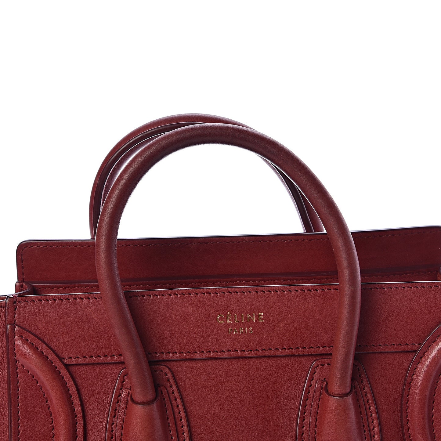 Smooth Calfskin Nano Luggage Red