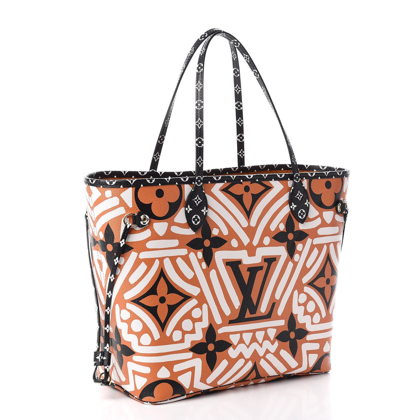 Monogram Giant Crafty Neverfull MM Creme Caramel