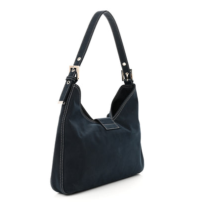 Fendi Denim Baguette Blue 3 of 9