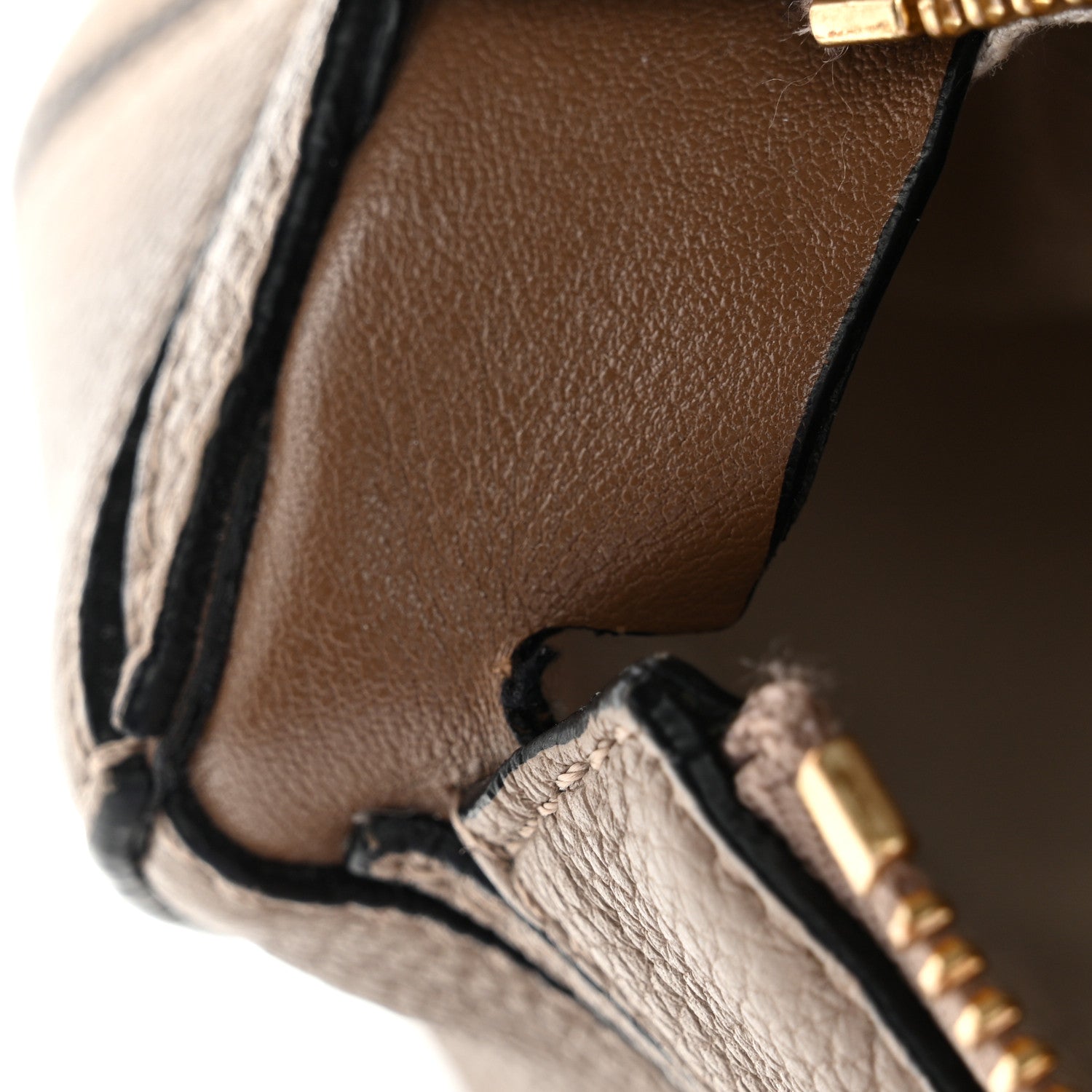 Loewe Grained Calfskin Small Puzzle Bag Sand Mink 1820666