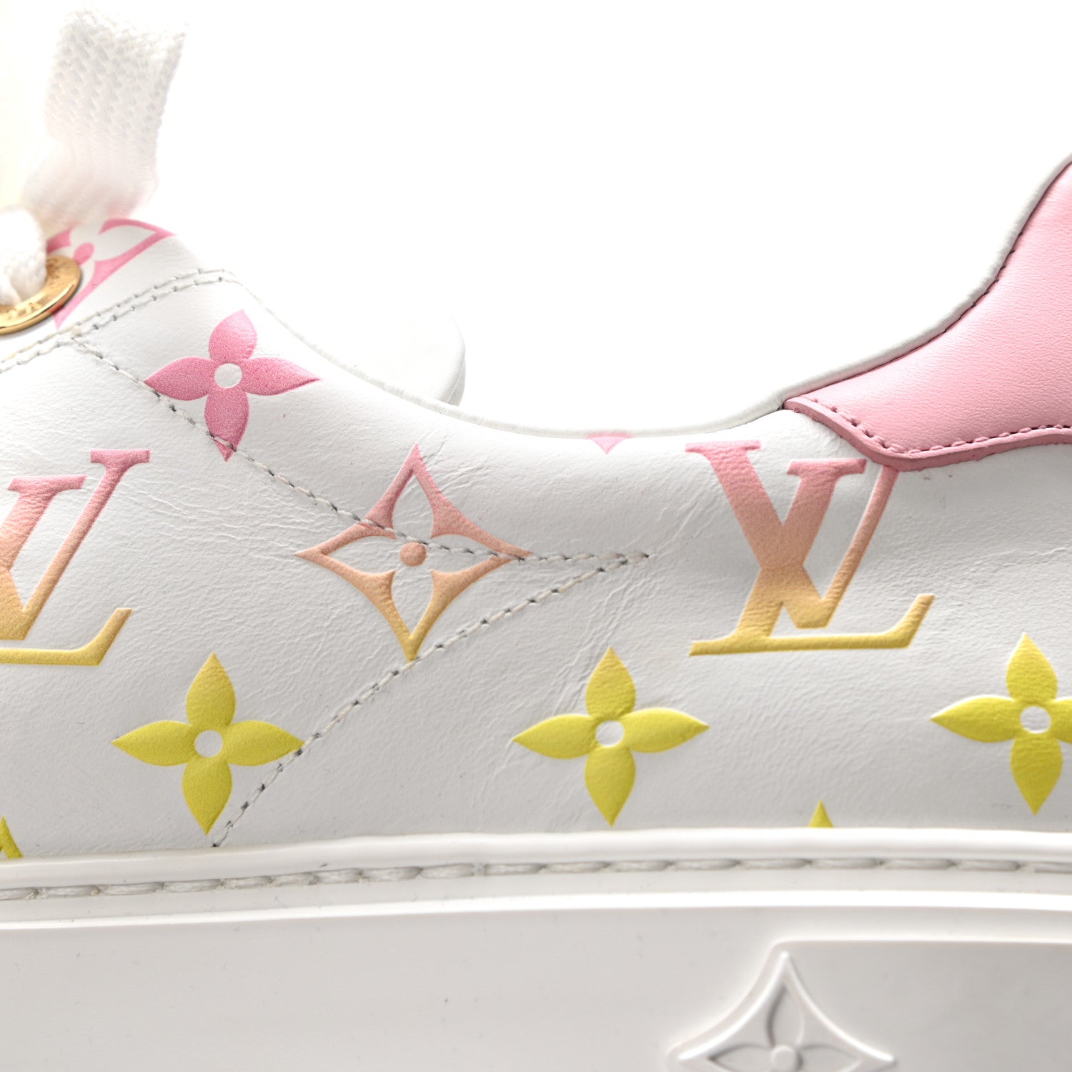 Louis Vuitton Monogram By The Pool Time Out Sneakers 39.5 Rose 16 of 16