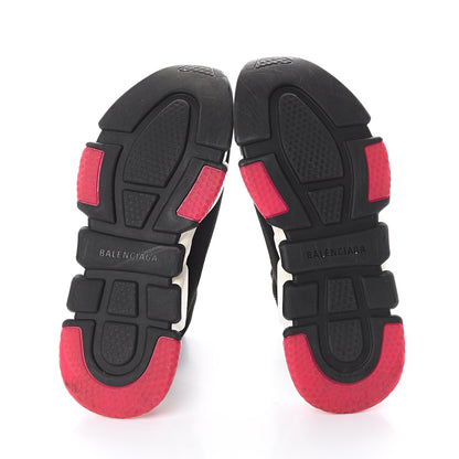 Balenciaga Neoprene Knit Womens Speed Sneakers 39 Black Pink 5 of 6