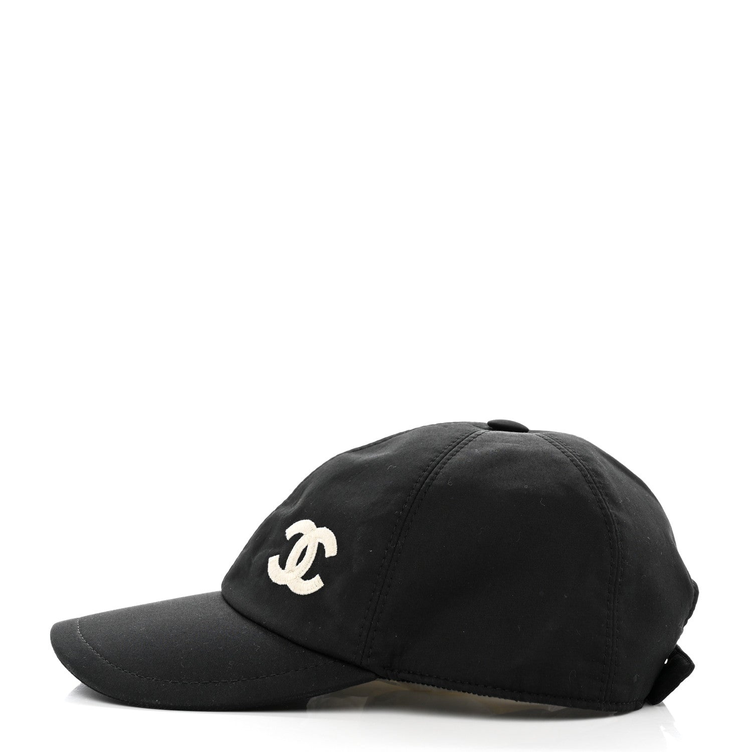 Chanel Cotton CC Cap Hat Black 4 of 8