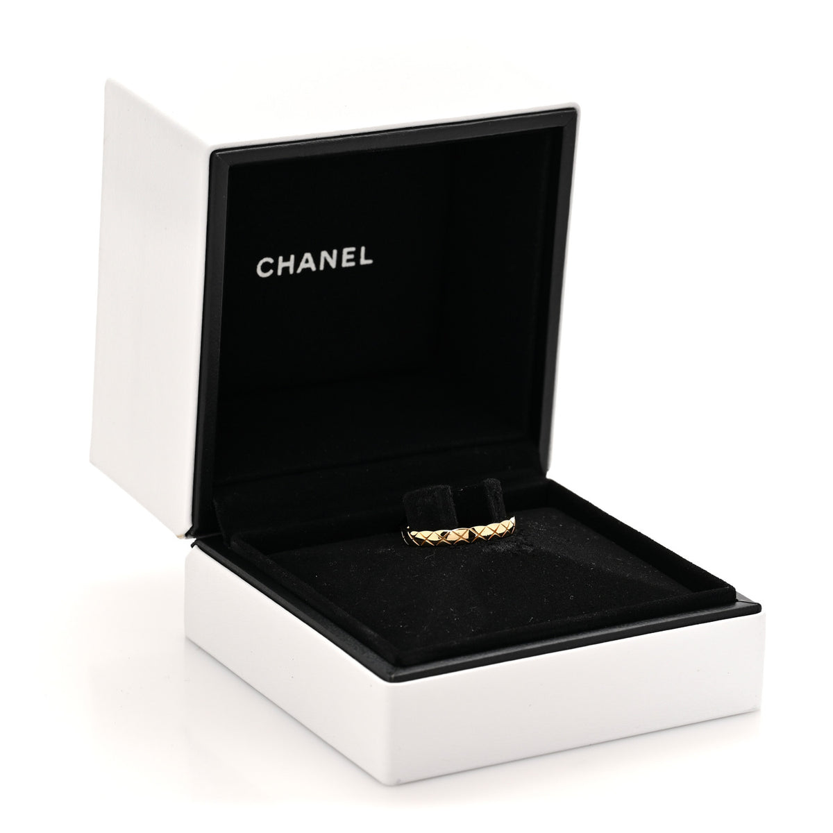 18K Yellow Gold Mini Coco Crush Ring 58 8.5