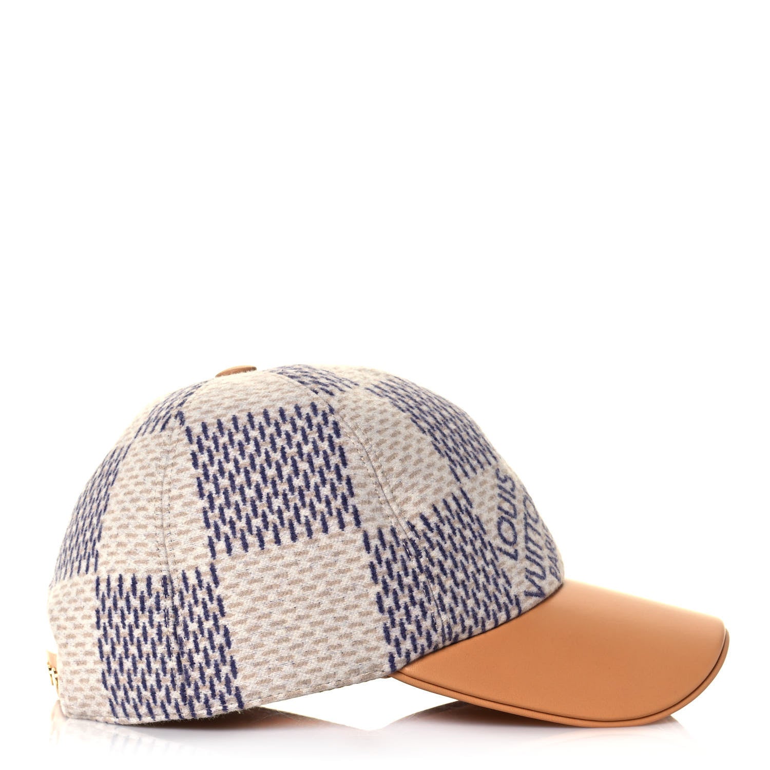 Louis Vuitton Wool Damier Azur Cap M 4 of 8