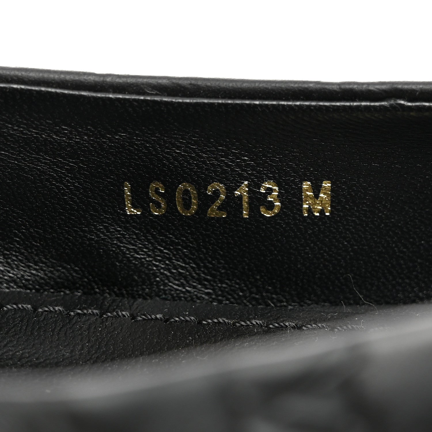 Louis Vuitton Nappa Monogram Embossed Ballet Flats 38 Black 7 of 9