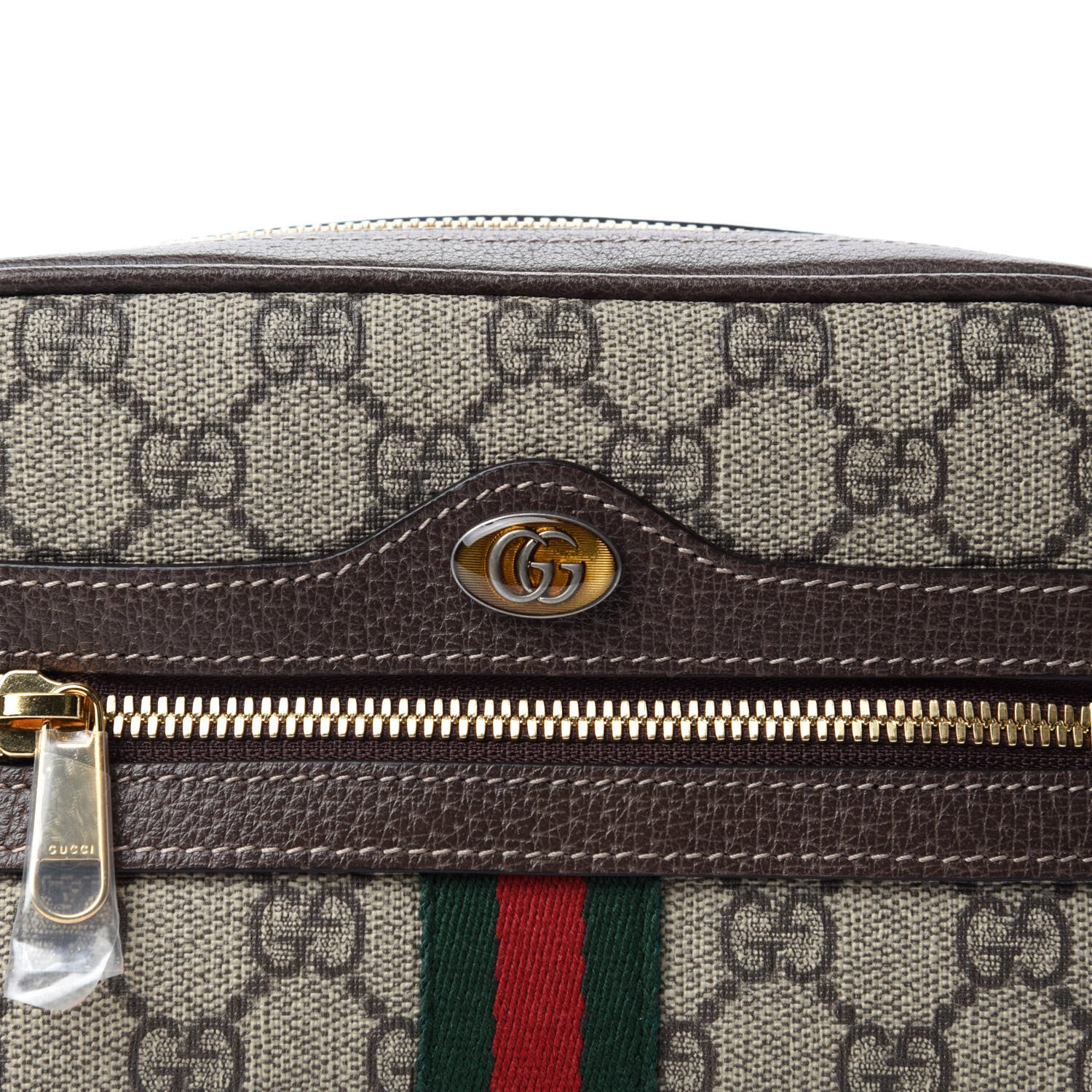 Gucci GG Supreme Monogram Web Small Ophidia Belt Bag 75 30 Dark Brown 10 of 10