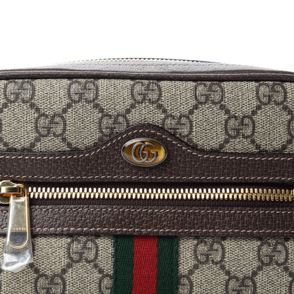 Gucci GG Supreme Monogram Web Small Ophidia Belt Bag 75 30 Dark Brown 10 of 10