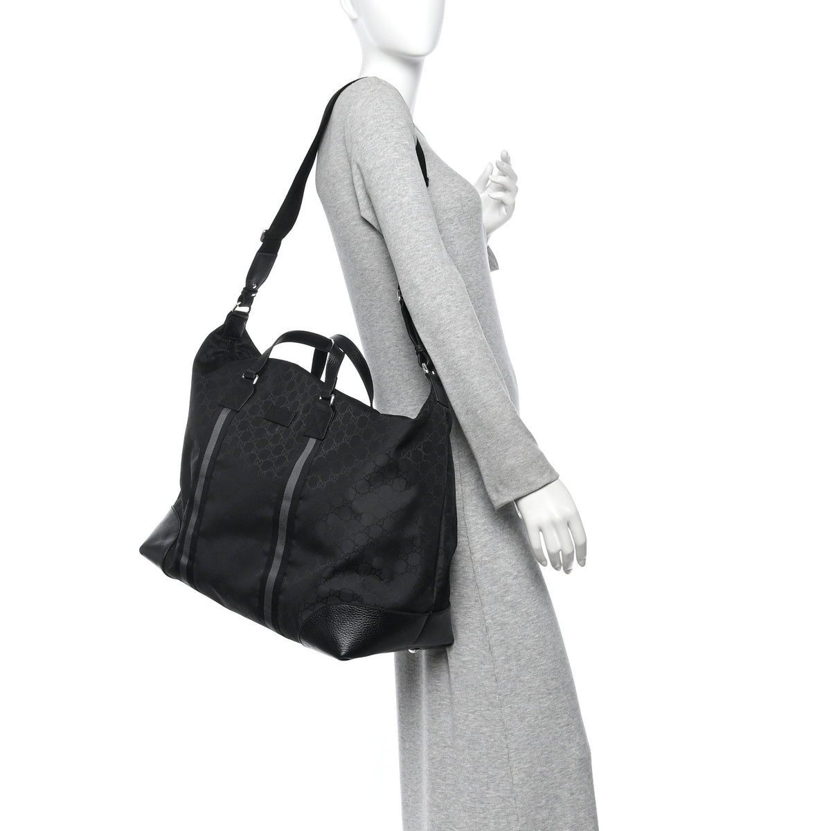 Nylon Monogram XL Duffle Bag Black