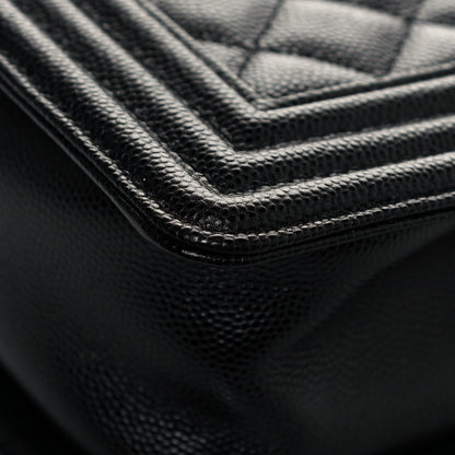 Chanel Caviar Quilted Small Boy Flap Black 12 of 13