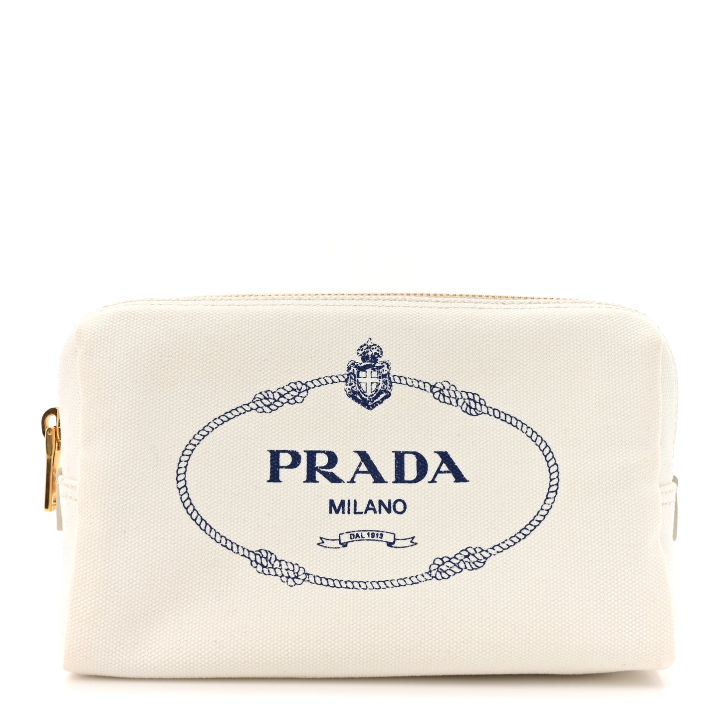 Canvas Canapa Logo Pouch White Blue