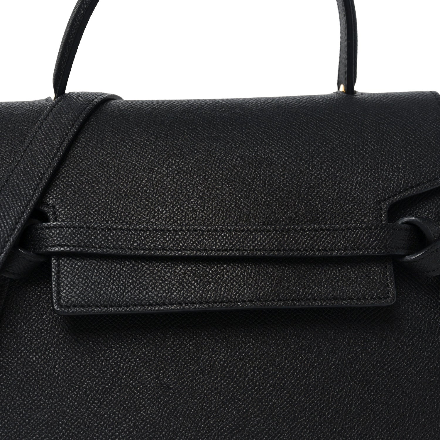 Celine Grained Calfskin Micro Belt Bag Black 8 of 10