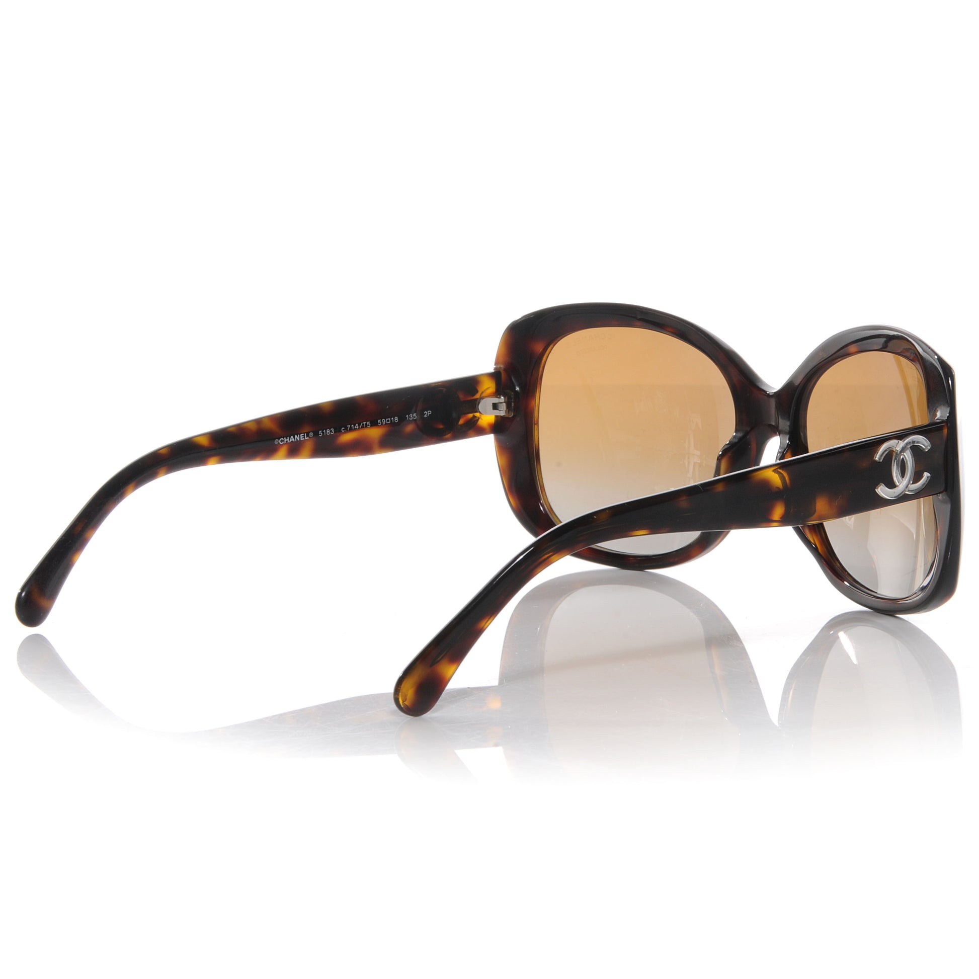 Chanel CC Sunglasses 5183 Tortoise 2 of 4