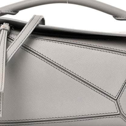 Loewe Calfskin Mini Puzzle Bag Pearl Grey 7 of 9