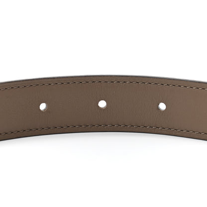 Hermes Epsom Swift 24mm Mini H Belt 85 34 Etoupe White 4 of 5