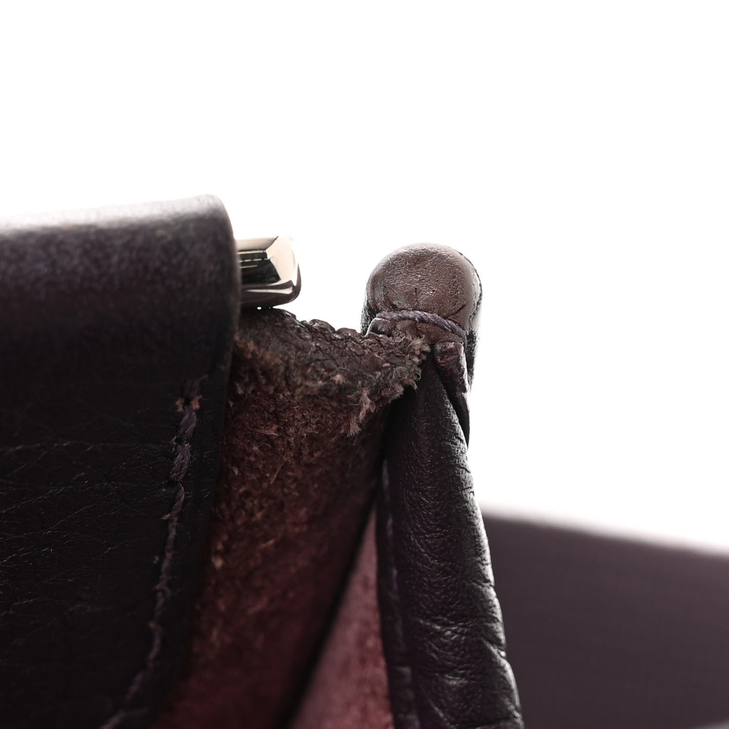 Hermes Taurillon Clemence Evelyne III GM Raisin 11 of 14
