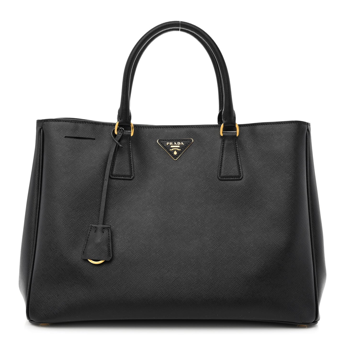 Saffiano Lux Large Tote Black