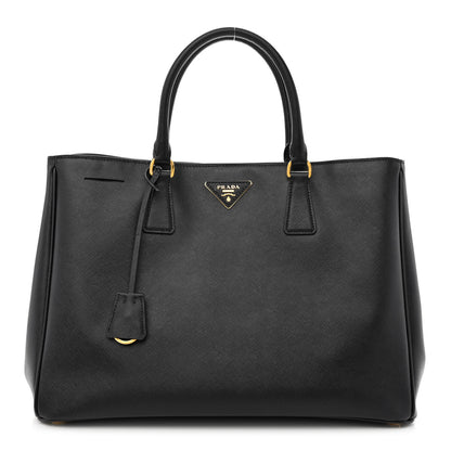 Prada Saffiano Lux Large Tote Black 1 of 12