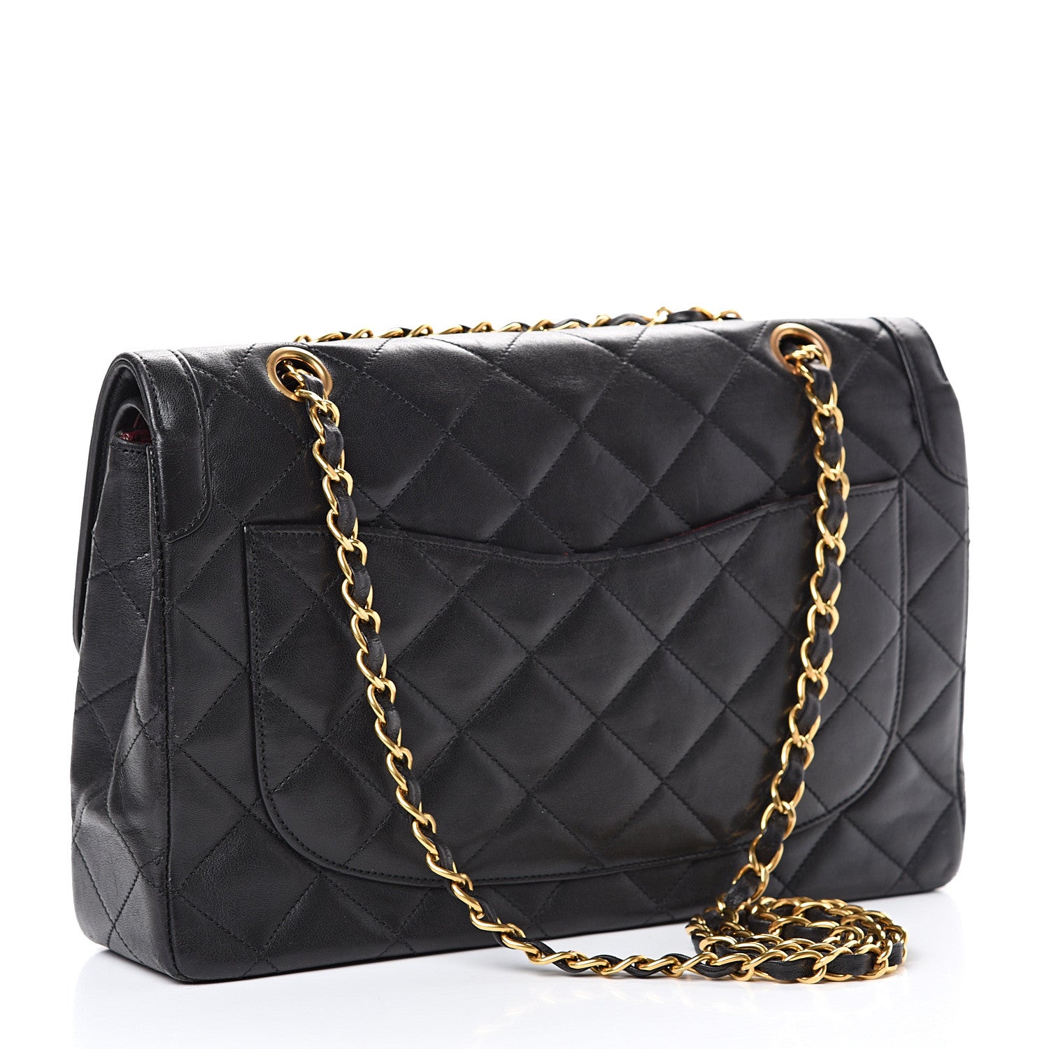 Chanel Lambskin Quilted Small Double Flap Black 2 of 20