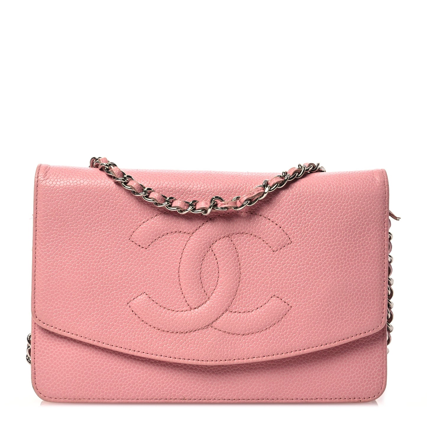 Caviar Timeless CC Wallet on Chain WOC Pink