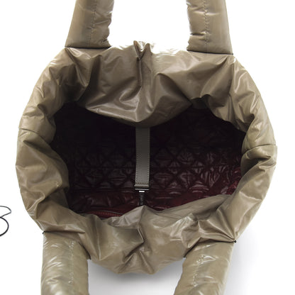 Chanel Nylon Quilted Small Coco Cocoon Reversible Tote Gray 5 of 19