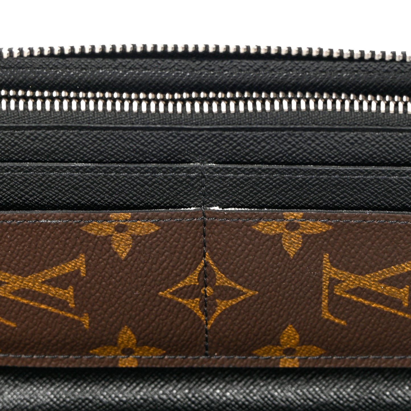 Monogram Macassar Vertical Zippy Wallet